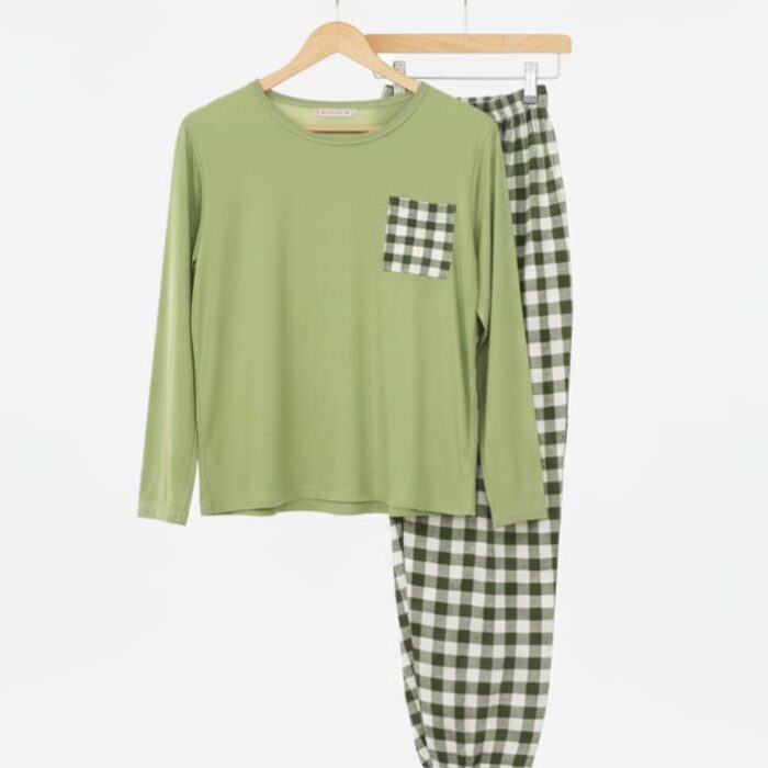 Soft Pajama Set - Green