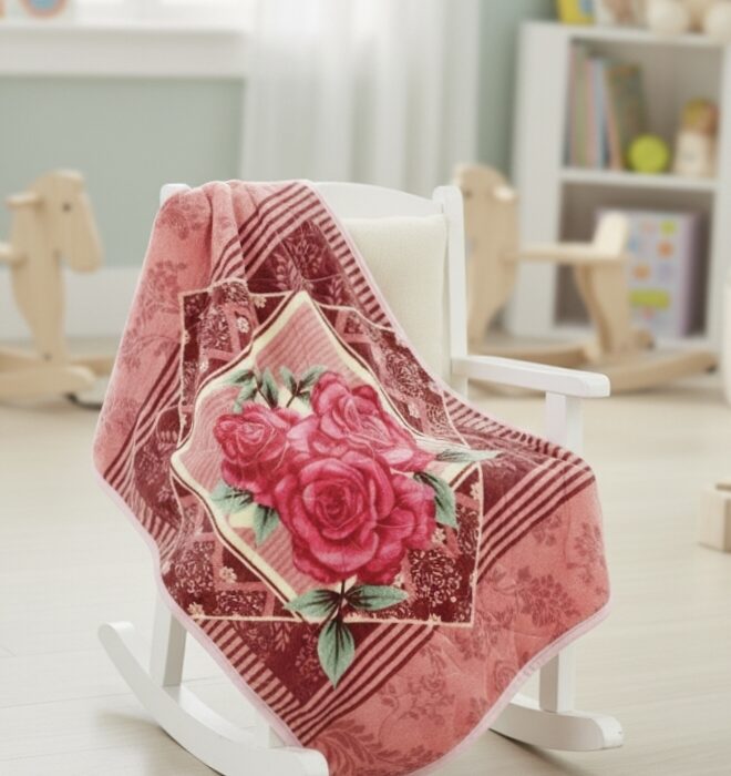 Baby Blanket Printed - Pink