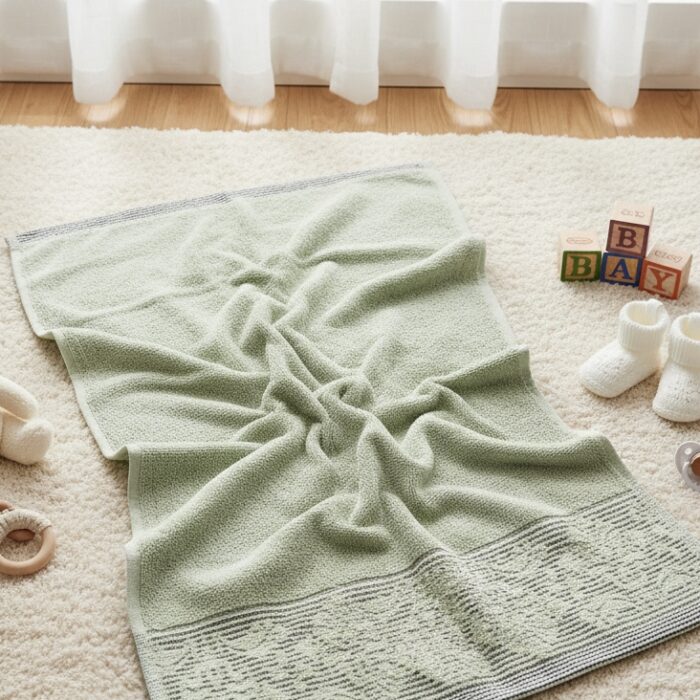 Baby Soft Towel - Sea Green