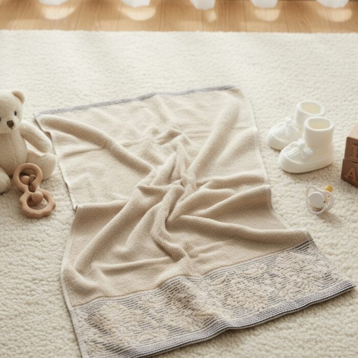Baby Soft Towel - Beige
