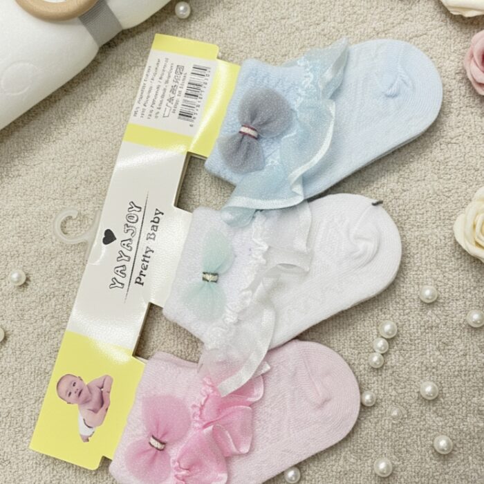 Pack of 3 Baby Girl Fairy Socks